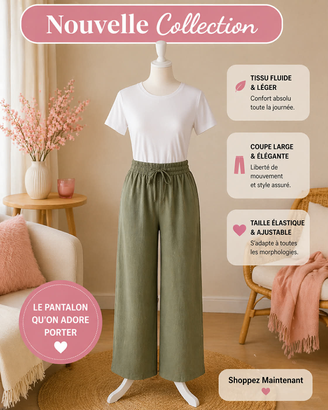 Pantalon bleu