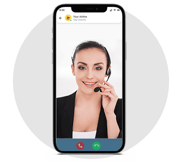 Remote Video Call for Airlines Service Desk