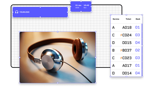 Make the queue experience fully yours Make the queue experience fully yours