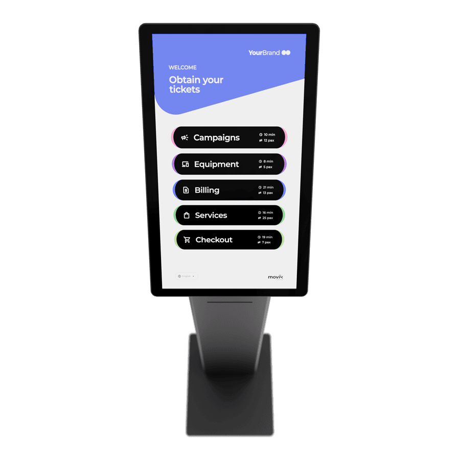 Tiik 15 - Large & Versatile Queue Kiosk
