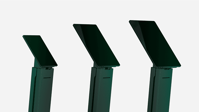 15”, 21”, or 24” capacitive touch displays. 15”, 21”, or 24” capacitive touch displays.