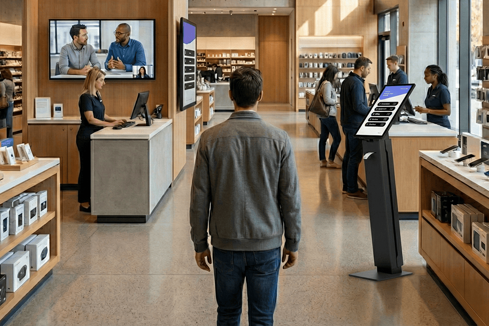 A queue kiosk for modern service