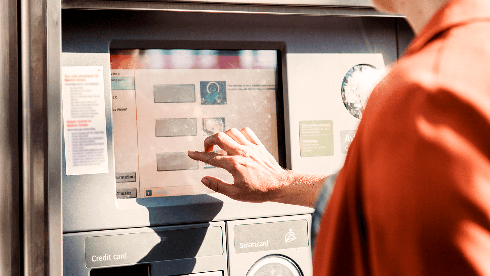 DISPLAX SKIN ZEETO touchscreen for ATM machines