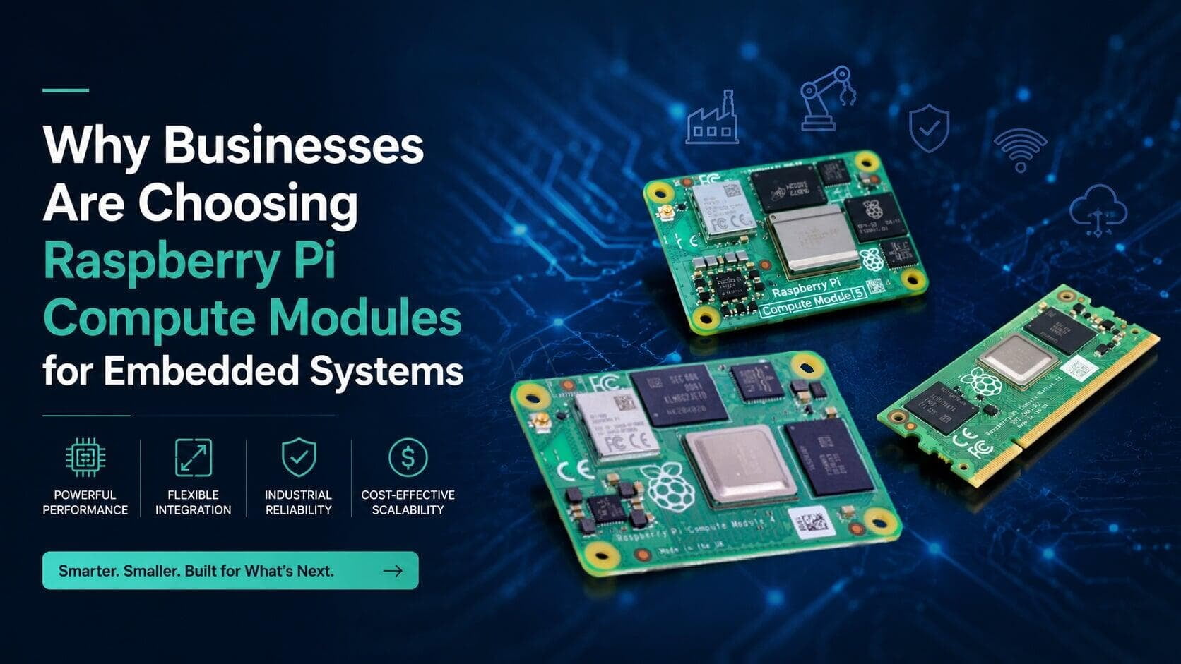 Why businesses are choosing Raspberry Pi Compute Modules for embedded systems