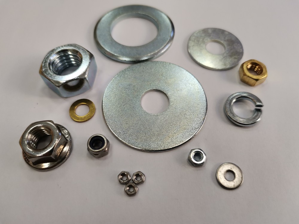 Muttern, Scheiben Muttern, Scheiben