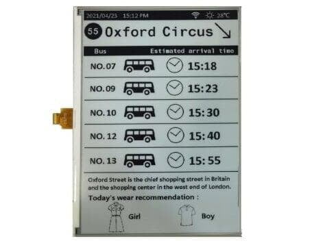 11.6inch E-paper display 11.6inch E-paper display