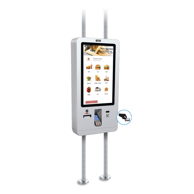 Egyoldalas, oszlopokon álló kioszk (TQ-22)