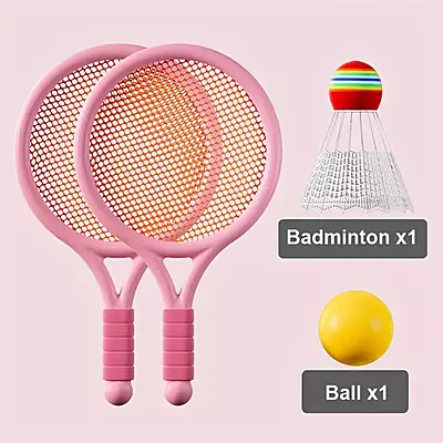Детски ракети за бадминтон и тенис – комплект с топка и перце Детски ракети за бадминтон и тенис – комплект с топка и перце