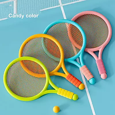 Детски ракети за бадминтон и тенис – комплект с топка и перце Детски ракети за бадминтон и тенис – комплект с топка и перце