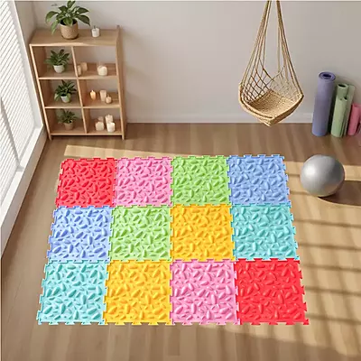 Модулен килим за игра Ortho Puzzle – сензорен ортопедичен пъзел за деца Модулен килим за игра Ortho Puzzle – сензорен ортопедичен пъзел за деца