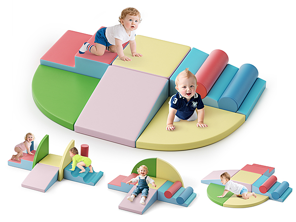 Големи меки модули за катерене, Блокове от пяна - 8 броя