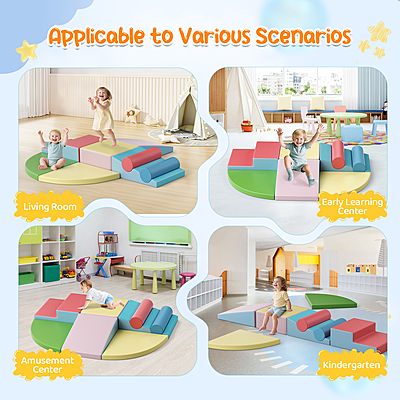 Големи меки модули за катерене, Блокове от пяна - 8 броя