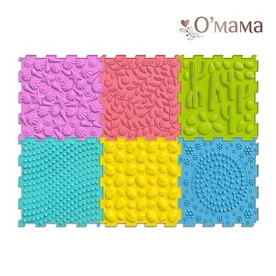 Орто Пъзел – Модулен Килим за Игра Ortho Puzzle, 6 броя
