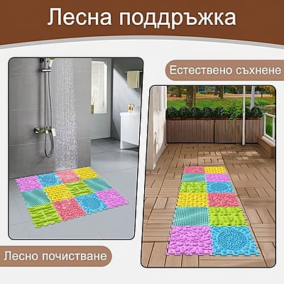 Орто Пъзел – Модулен Килим за Игра Ortho Puzzle, 6 броя