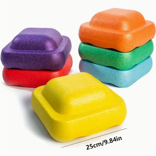 Цветни камъни за баланс тип Stepping Stones комплект от 3 части Цветни камъни за баланс тип Stepping Stones комплект от 3 части