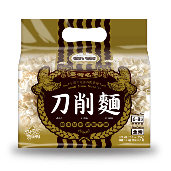 Shin Horng Sliced Noodles 750g 新宏刀削麵750g-國際版