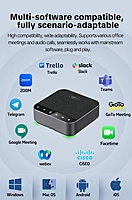 POD8 Wireless Cascadable Conference Speakerphone