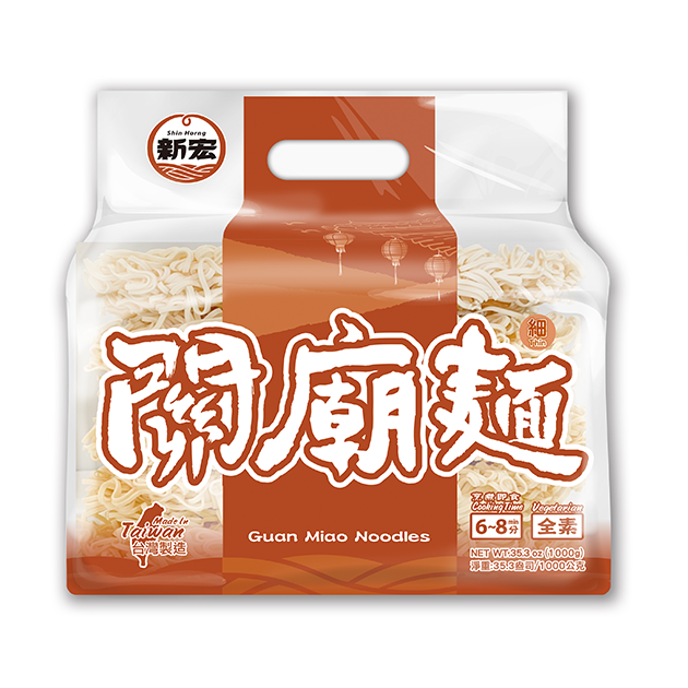 SH Guan Miao Noodles(Thin) Market Version 新宏關廟麵(細)1000g 市面版 SH Guan Miao Noodles(Thin) Market Version 新宏關廟麵(細)1000g 市面版