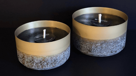 DEKOCANDLE - Set de 2 bougies extérieures