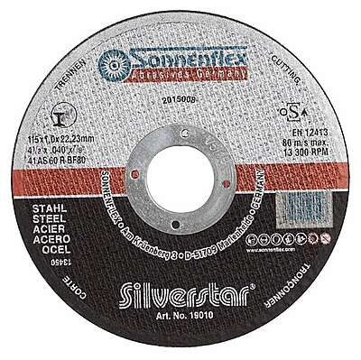 Sonnenflex 115mm 1.0mm Steel Slitting Discs