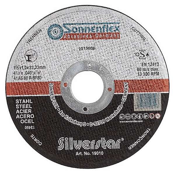 Sonnenflex 115mm 1.0mm Steel Slitting Discs