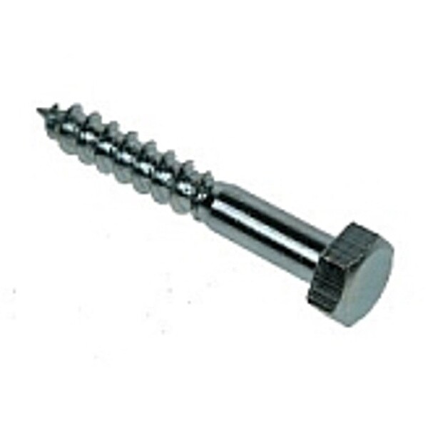 10 x 50mm Hex Head Coachscrew DIN 571 BZP
