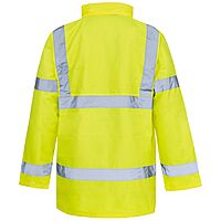 Yellow High Visibility Delux Parka Jacket 5XL