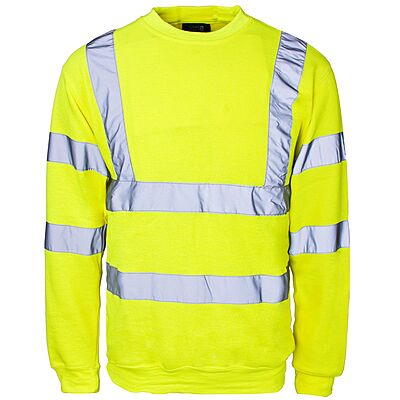Yellow Hi Vis Sweatshirt 2XL