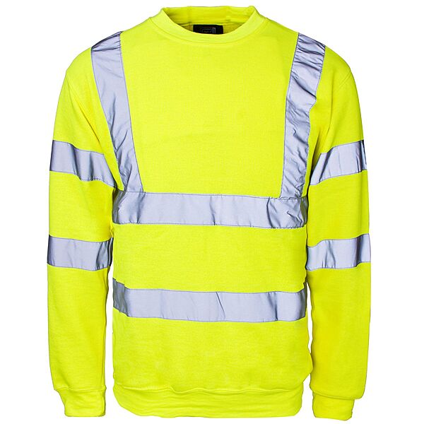 Yellow Hi Vis Sweatshirt Medium