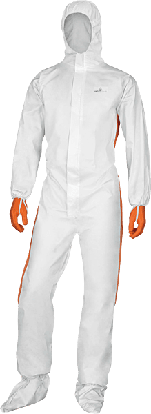 Delta Plus DT125 Hooded 3XL White Coveralls