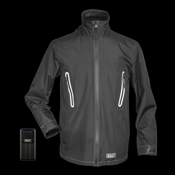 Sealey 5V Heated Rain Jacket - Medium