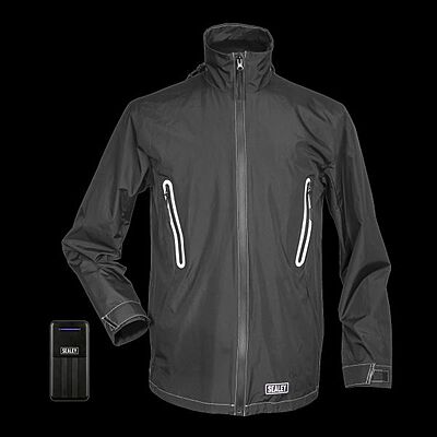 Sealey 5V Heated Rain Jacket - Small