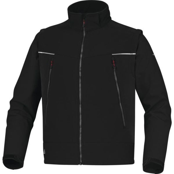 Delta Plus Orsa Black 2XL Softshell Jacket