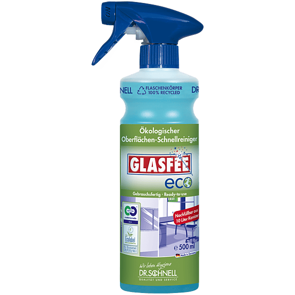 GLASFEE ECO | Ökologischer Oberflächen-Schnellreiniger | 500 ml