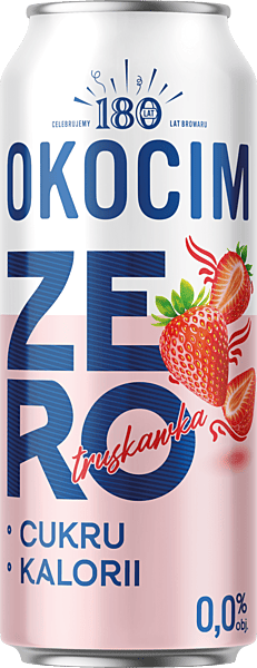 OKOCIM OKOCIM ZERO STRAWBERRY 0.00% CAN