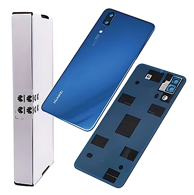 For Huawei P20 - Replacement Battery Cover , Rear Panel With Camera Lens - Midnight Blue - Service Pack - 02351WKU