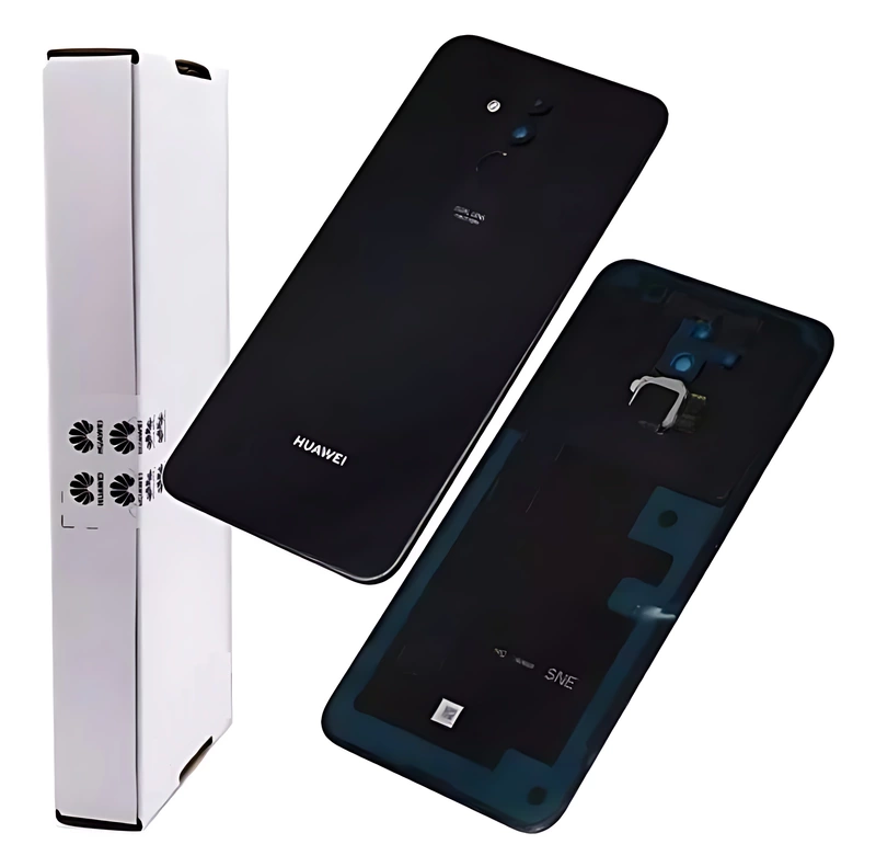 Genuine Huawei Mate 20 Lite - Replacement Battery Cover , Rear Panel With Camera Lens - Black - Service Pack - 02352DKP