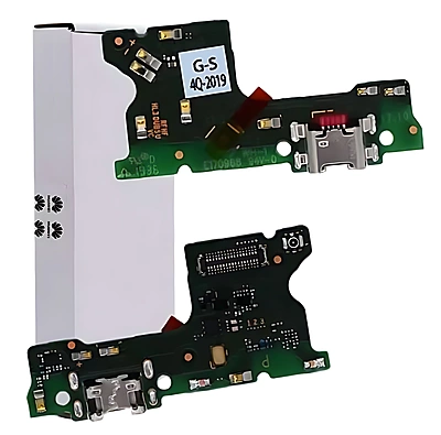 Genuine Huawei Y7 2019 - Replacement Charging Port Board With Microphone - Service Pack - 02352KCC