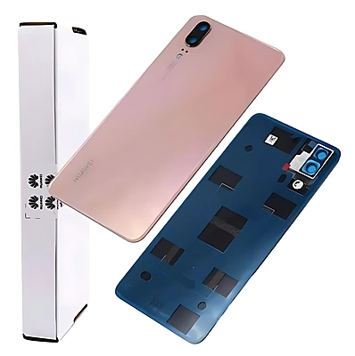 For Huawei P20 - Replacement Battery Cover , Rear Panel With Camera Lens - Pink - Service Pack - 02353MKW