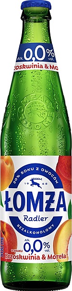 Lomza 0.00% PEACH APPRICOT BOTTLE