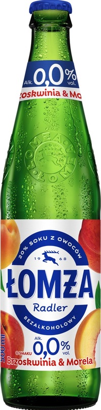Lomza 0.00% PEACH APPRICOT BOTTLE