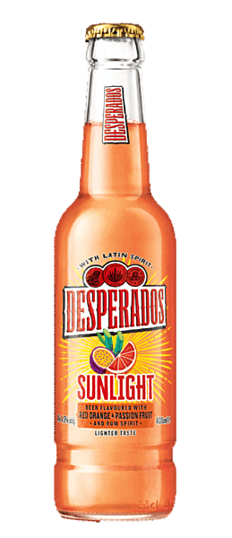DESPERADOS SUNLIGHT RED ORANGE PASSION FRUIT 20x400ml NRB