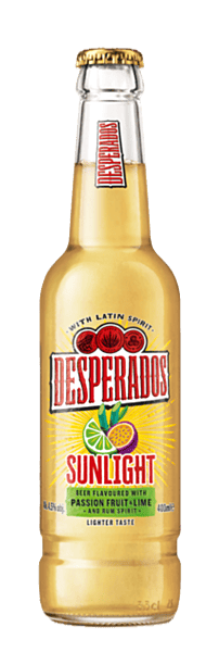 DESPERADOS SUNLIGHT PASSION FRUIT LIMEE 20x400ml NRB