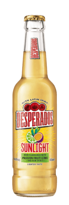 DESPERADOS SUNLIGHT PASSION FRUIT LIMEE 20x400ml NRB