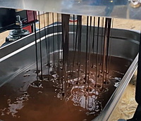 Behälterwagen für Rüttelsieb