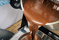 Behälterwagen für Rüttelsieb