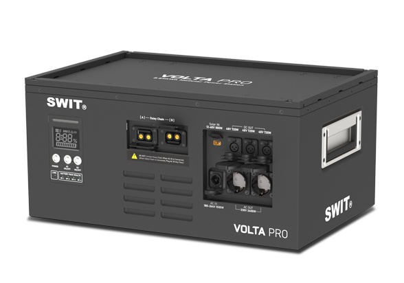 VOLTA PRO | 9KWh IP54 max2400W@AC+800W@DC Professional Robust Cascadable Hot-swappable Modular Battery with 2xAC+3xDC@48V, fast AC/Solar charging VOLTA PRO | 9KWh IP54 max2400W@AC+800W@DC Professional Robust Cascadable Hot-swappable Modular Battery with 2xAC+3xDC@48V, fast AC/Solar charging
