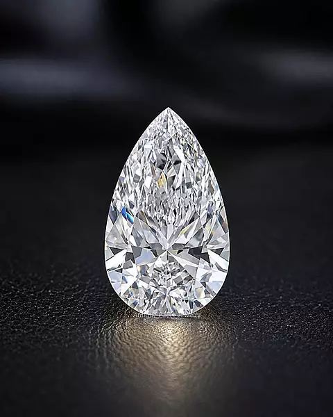 Pear diamond