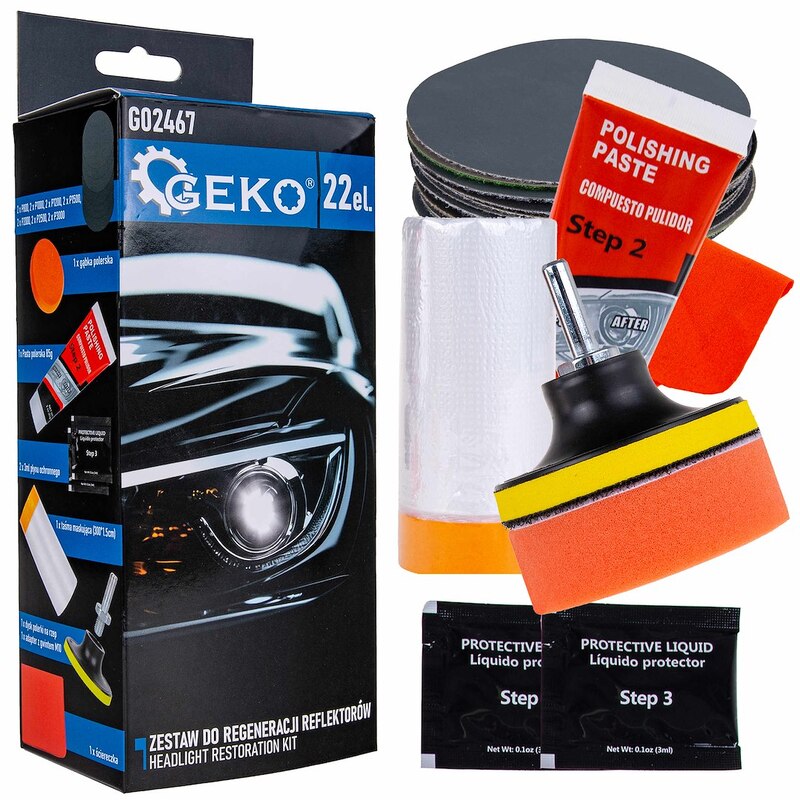 22pcs headlight restoration kit G02467 22pcs headlight restoration kit G02467