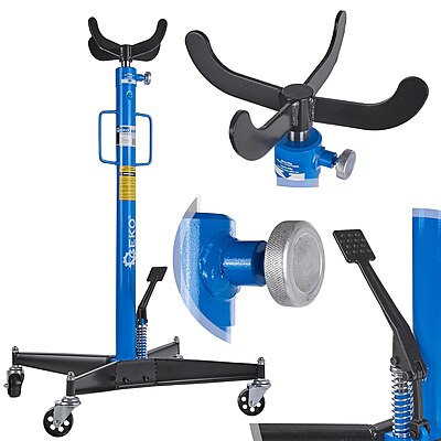 500kg Vertical Hydraulic Transmission Gearbox Jack with Foot Pump Geko G02100